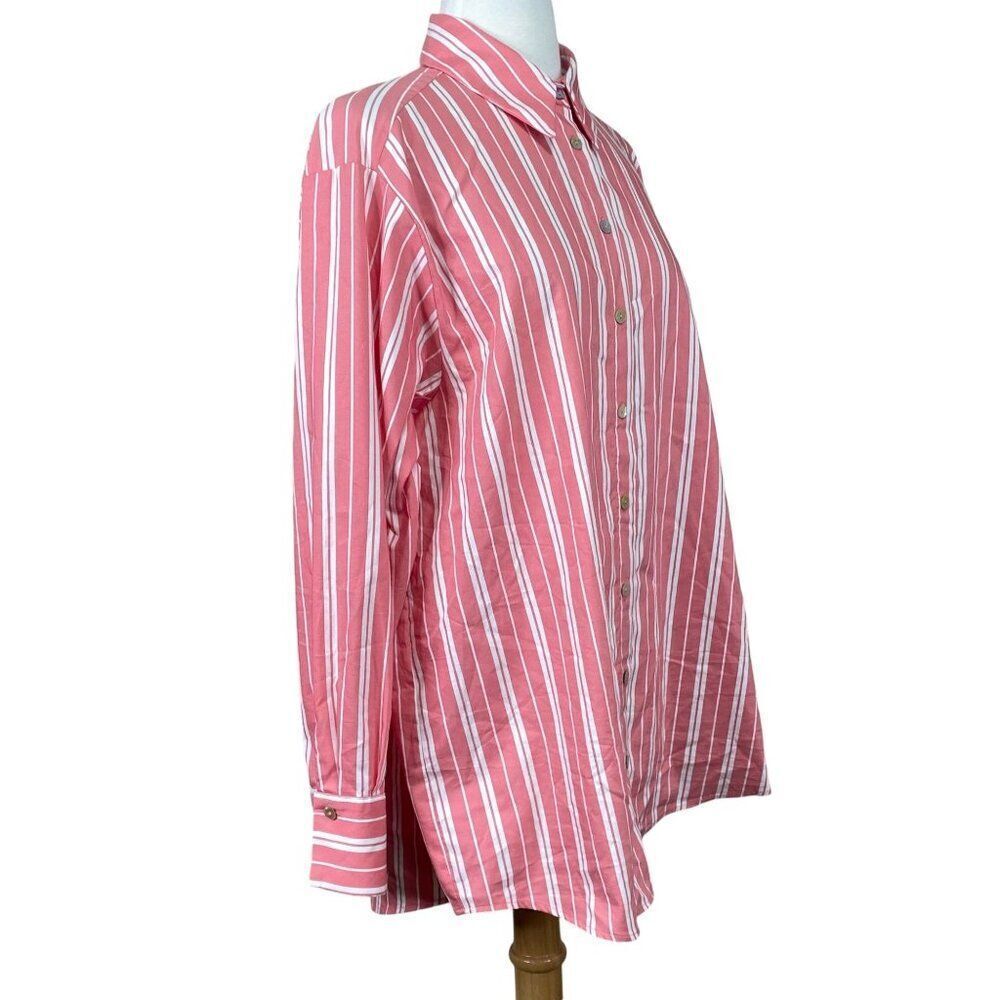 Zara Long Sleeve Button Down Tunic Size Medium NWT - Picture 3 of 5
